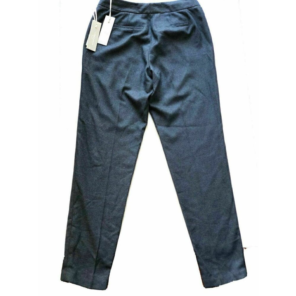 Emerson Rose Womens Blue Knit Twill Woven Ankle Slim Pants Trousers Size 6 - Picture 9 of 12